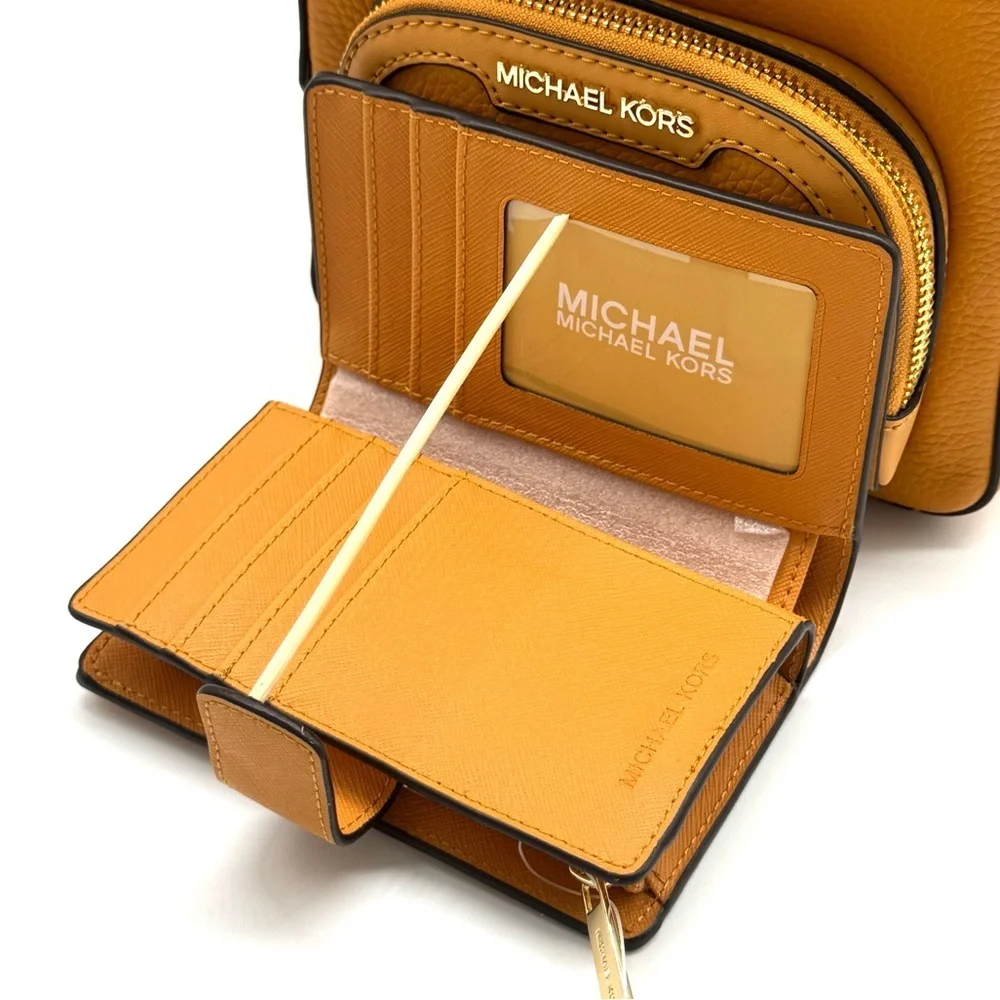 Michael Kors Jaycee Extra-Small Signature Logo Backpack & Matching Bifold Wallet